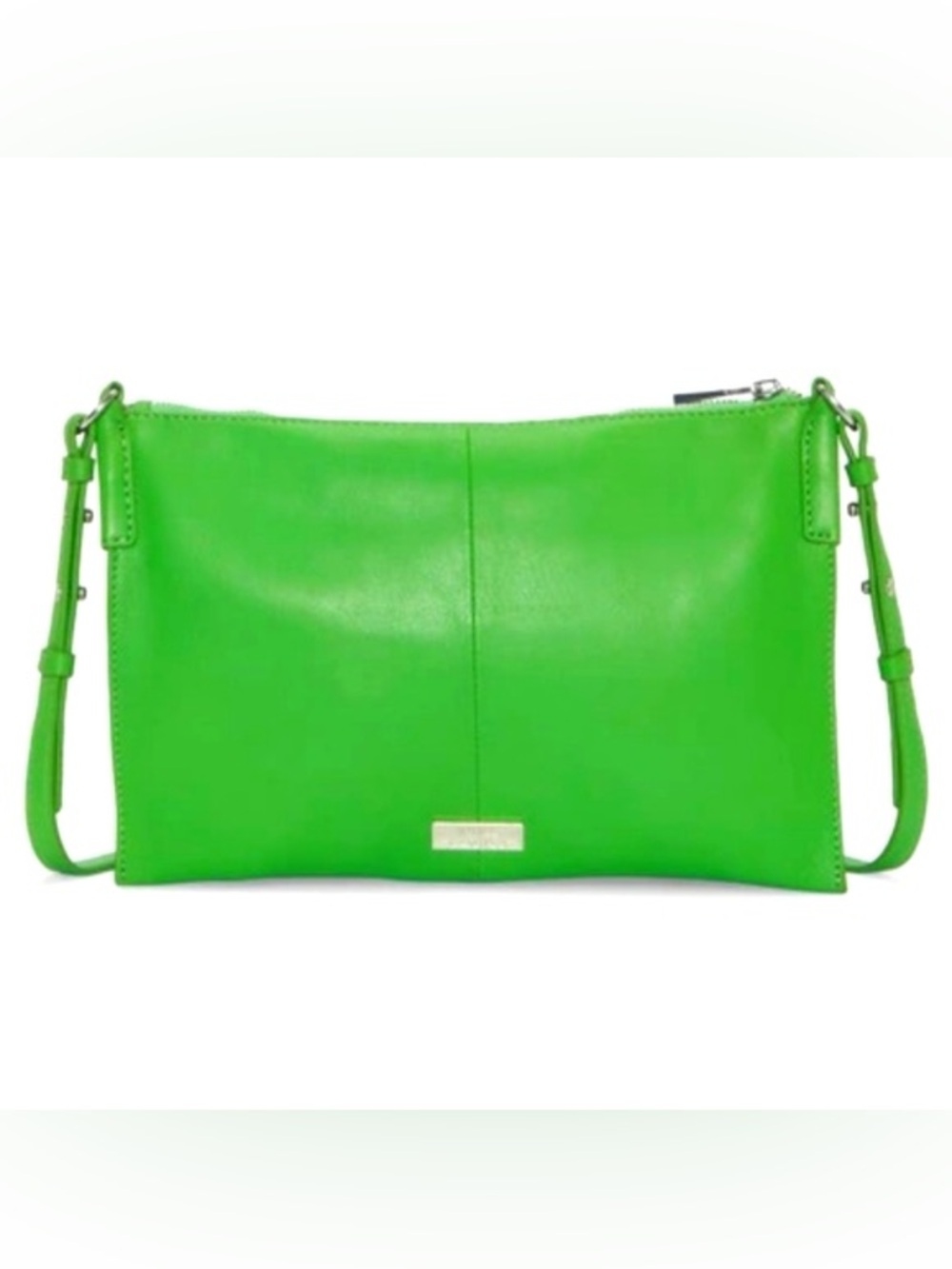 Vince Camuto green oasis kokel - small leather crossbody bag silver hardware